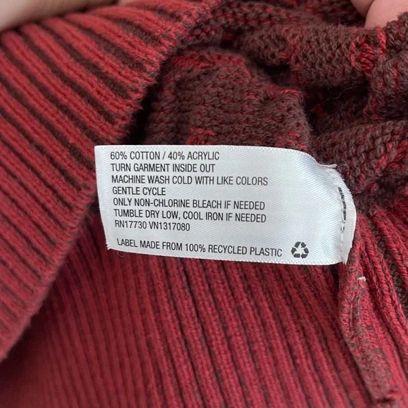 Knox Rose Red Cable Knit Sweater - Picture 5 of 8